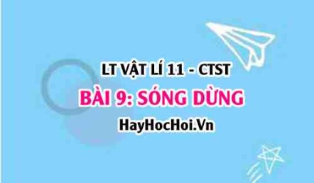 Sóng dừng? Điều kiện để có sóng dừng? Vị trí nút sóng, bụng sóng? Vật lí 11 bài 9 CTST